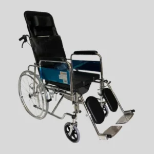 SCW-10 SIRTI YATABİLEN TUVALET ÖZELLİKLİ TEKERLEKLİ SANDALYE