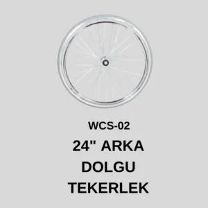 YEDEK PARÇA WCS-02 ARKA TEKERLEK 24''